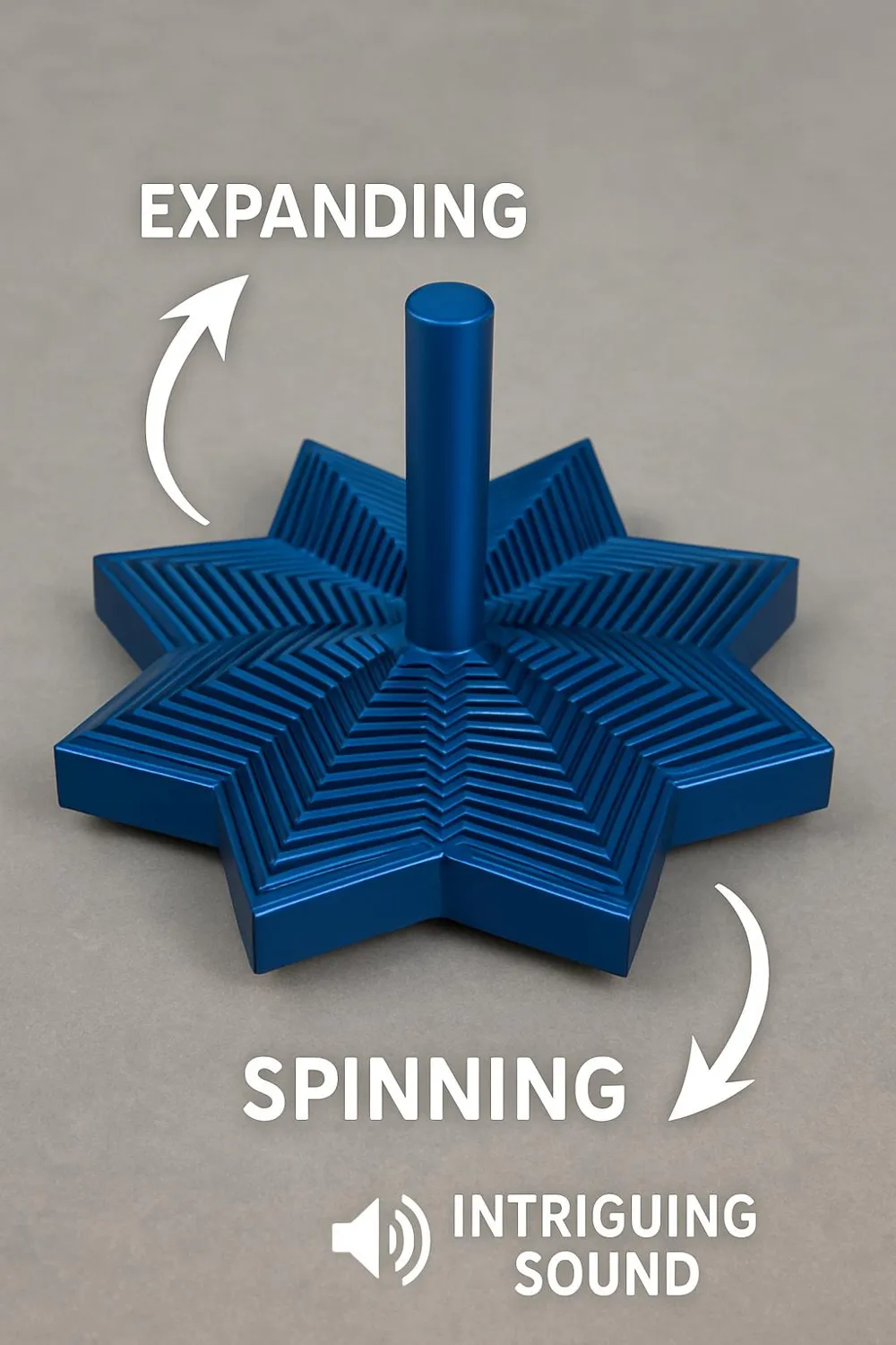 Fidget étoile expansive imprimée en 3D, jouet sensoriel anti-stress satisfaisant, cadeau original, fabriqué au Québec


