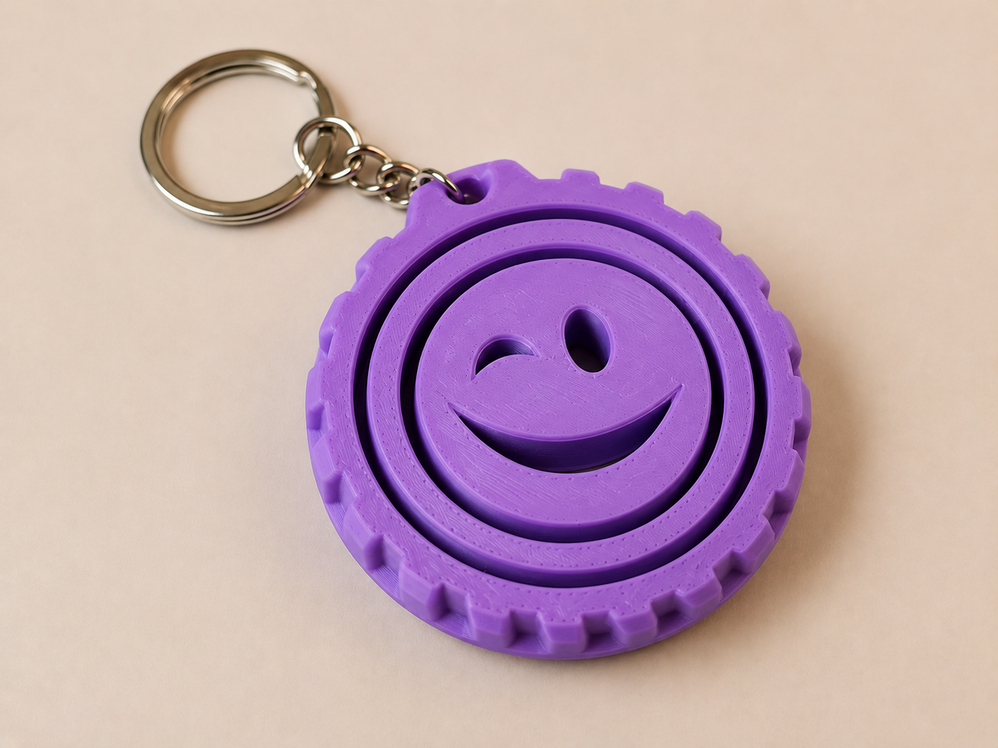 🔄 Porte-clé Gyro imprimé en 3D 🔄