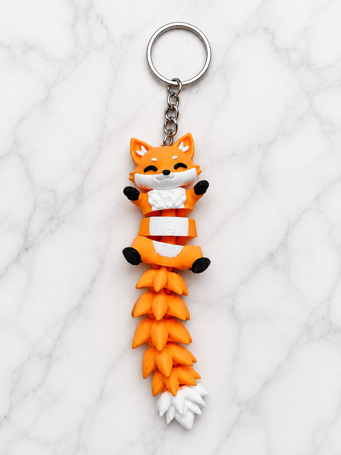 🦊 Porte-clé Renard articulé – Impression 3D