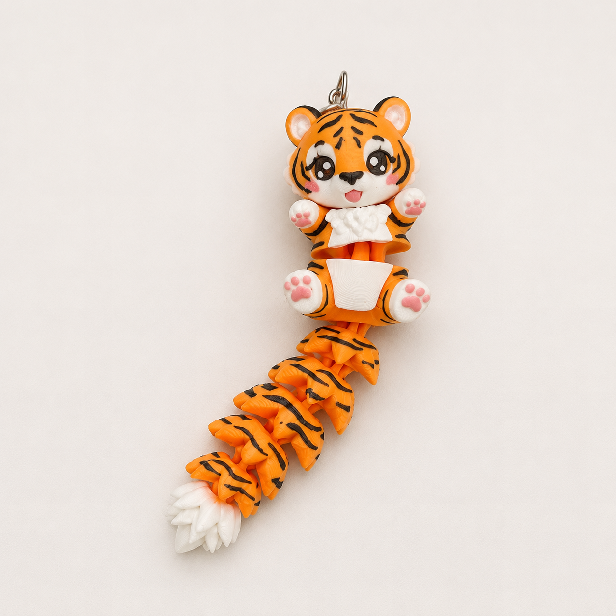 🐯 Porte-clé Tigre articulé – Impression 3D