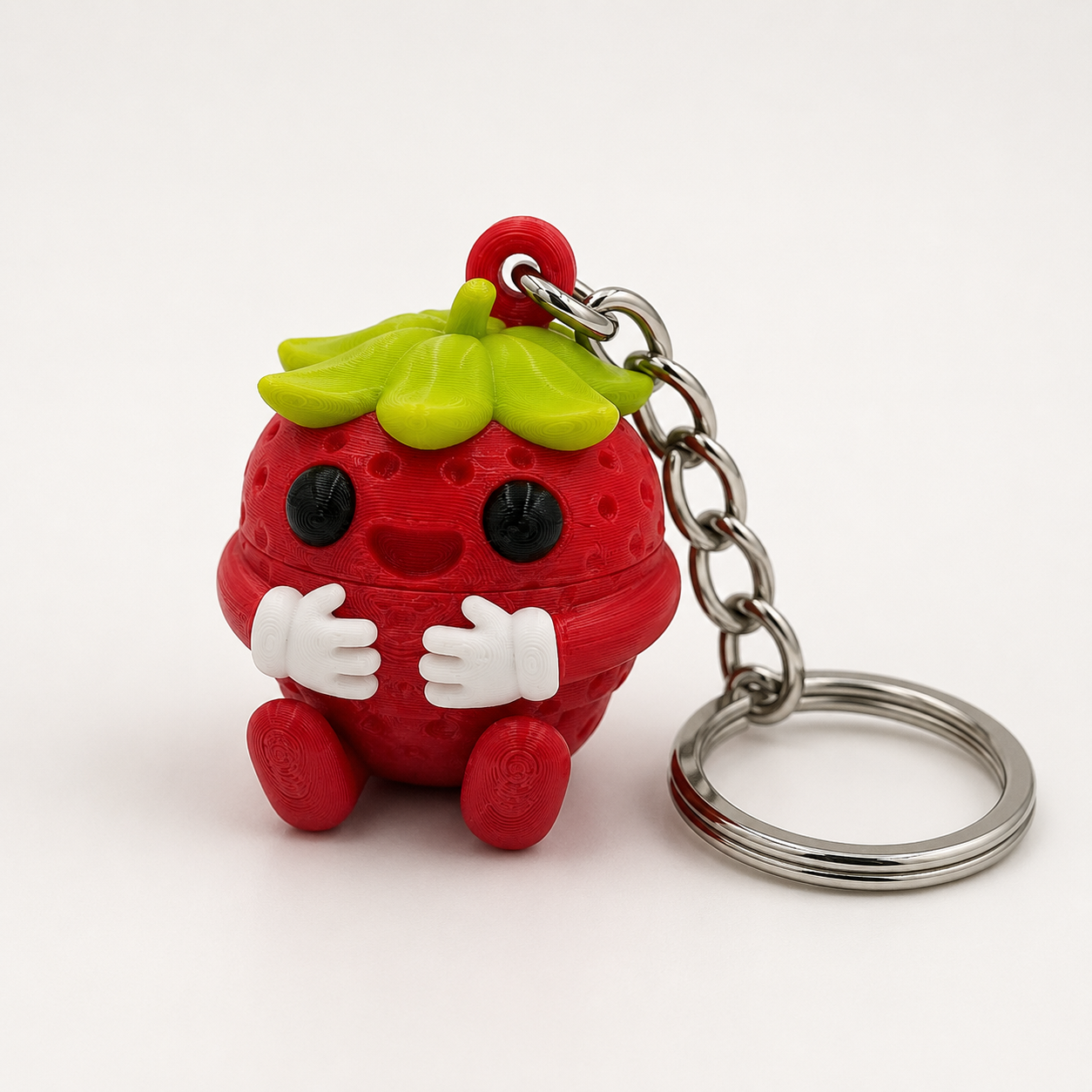 Porte clé fraise