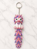 🦄 Porte-clé Licorne articulé – Impression 3D