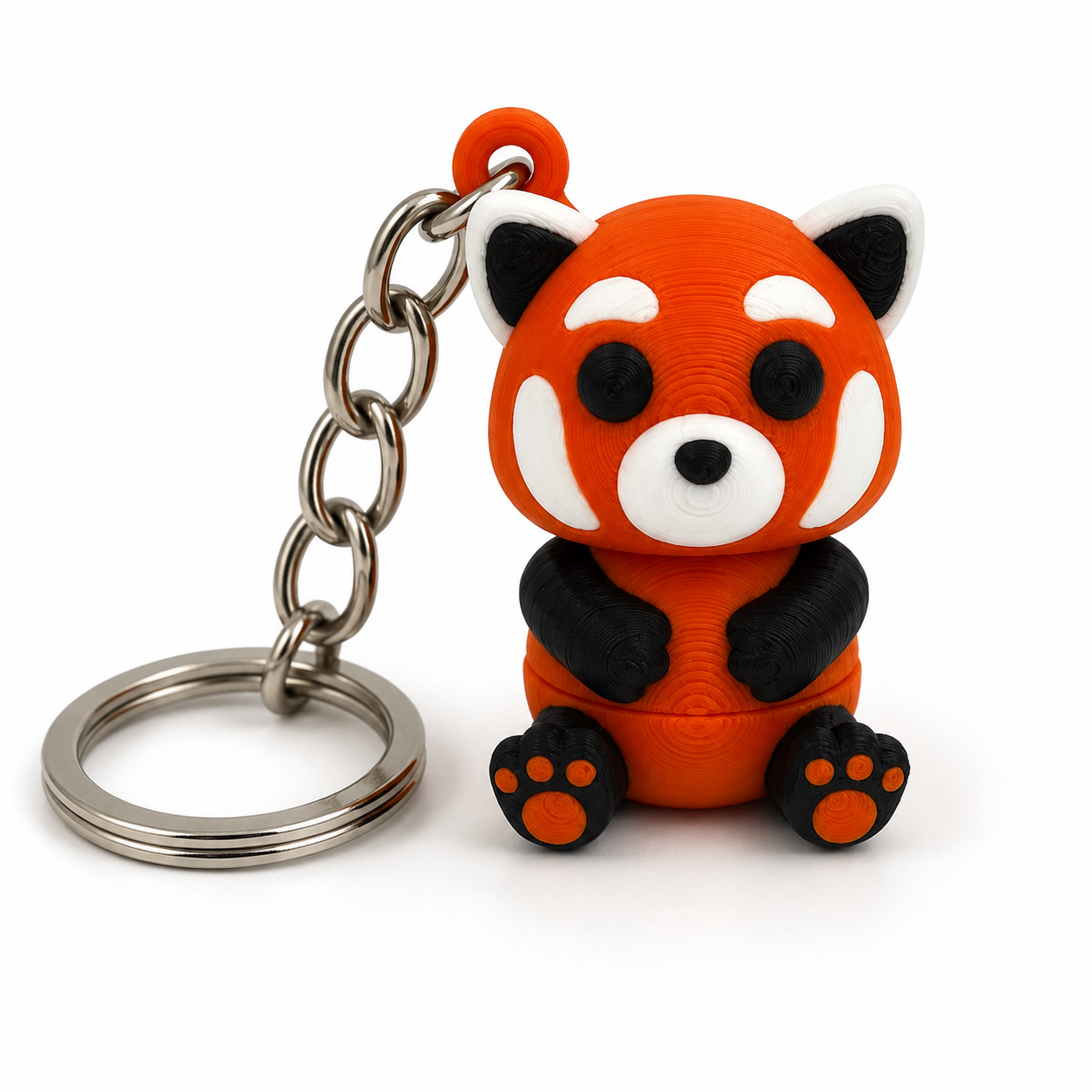 Porte clé panda roux