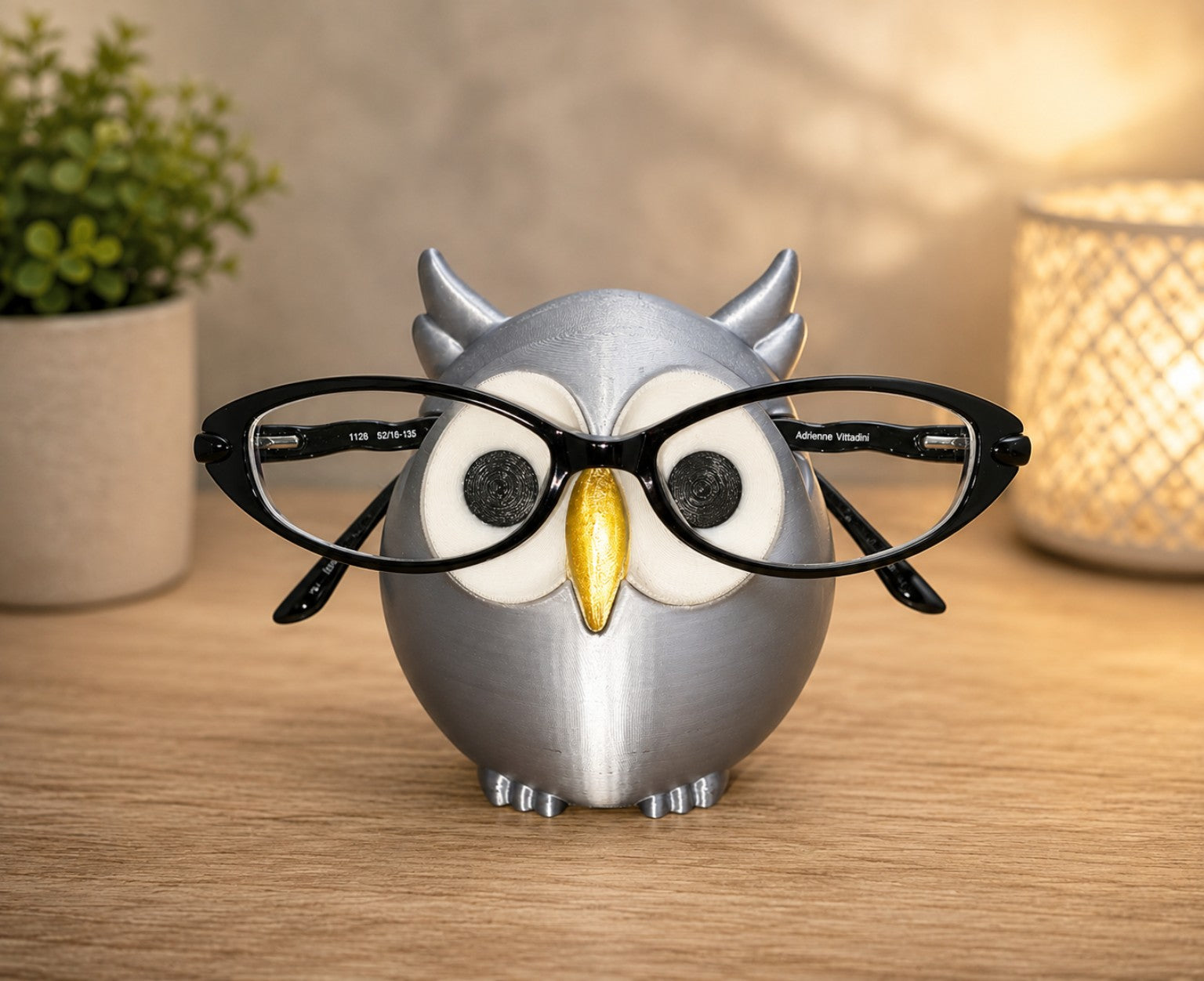 Porte-Lunettes Hibou – Sage gardien de vos lunettes